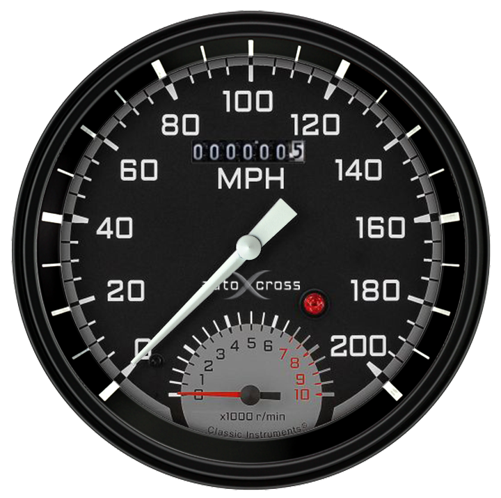 Picture of AutoCross Gray 4 5/8" Speedtachular