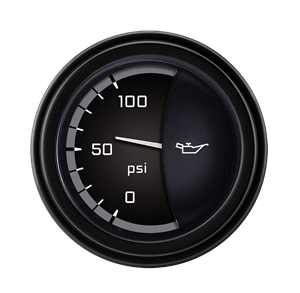 Picture of AutoCross Gray 2 1/8" Oil Pressure
