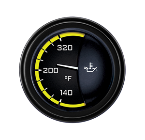 Picture of AutoCross Yellow 2 1/8" Oil Temp