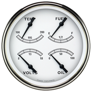 Picture of Classic White 4 5/8" Quad