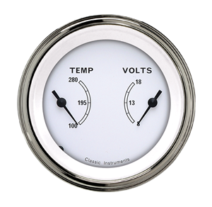 Picture of Classic White 3 3/8" Dual