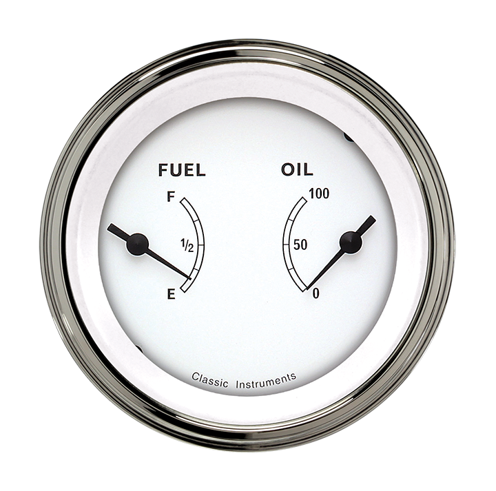 Picture of Classic White 3 3/8" Dual