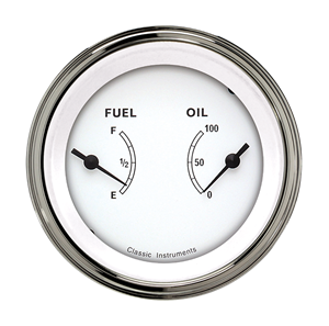 Picture of Classic White 3 3/8" Dual