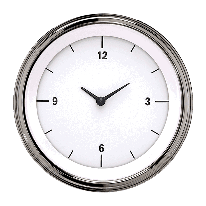 Picture of White Hot 3 3/8" Clock