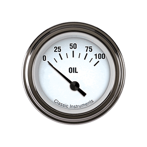 Picture of White Hot 2 1/8" Oil Pressure