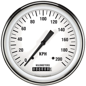 Picture of White Hot 4 5/8" Speedometer