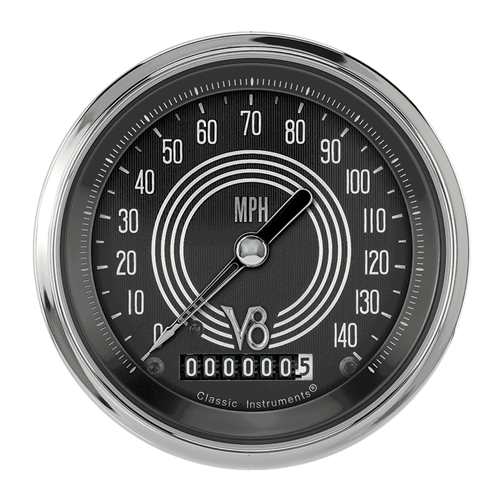 Picture of V8 Speedster 3 3/8" Speedometer