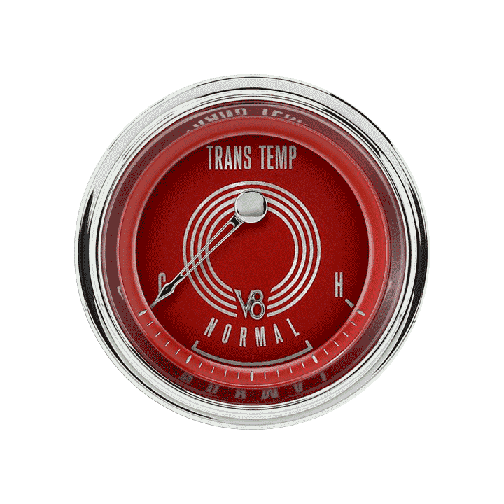 Picture of V8 Red Steelie 2 1/8" Transmission Temp