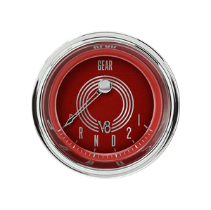 Picture of V8 Red Steelie 2 1/8" Gear Indicator