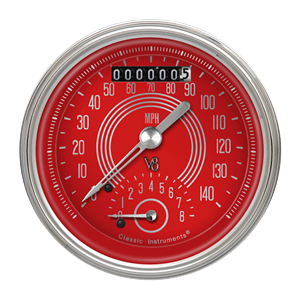 Picture of V8 Red Steelie 3 3/8" Ultimate 