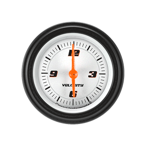 Picture of Velocity White 2 1/8" Clock
