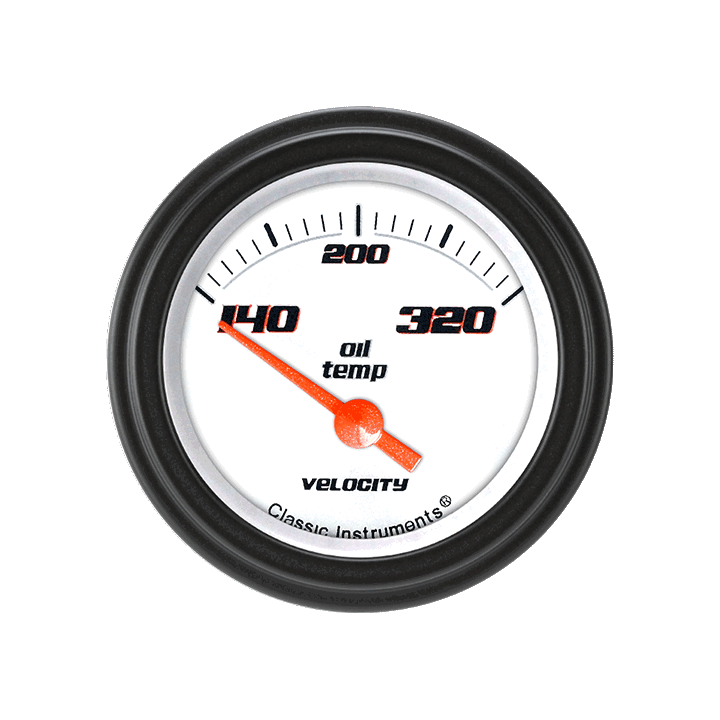Picture of Velocity White 2 1/8" Oil Temp