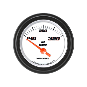 Picture of Velocity White 2 1/8" Oil Temp