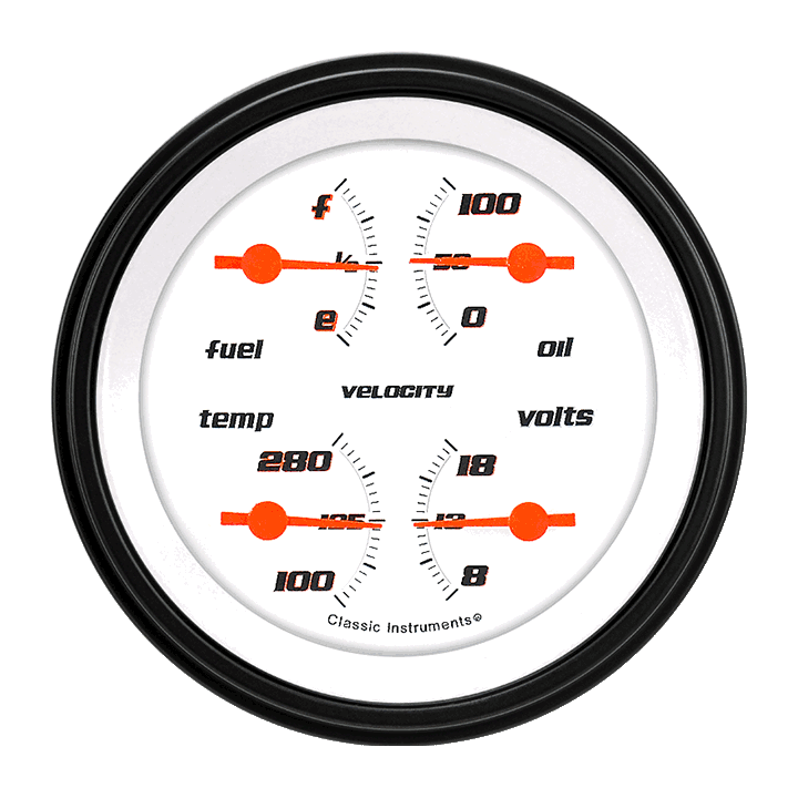 Picture of Velocity White 3 3/8" Quad