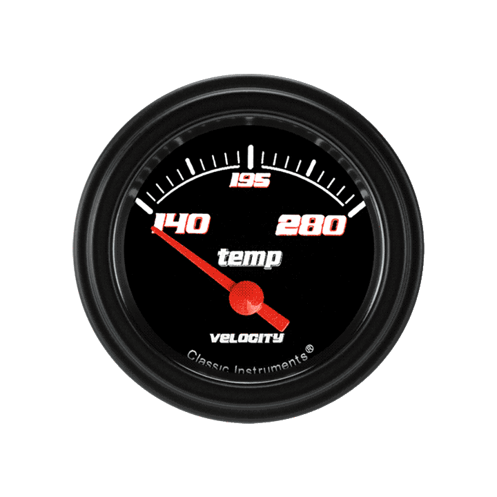 Picture of Velocity Black 2 1/8" Water Temp