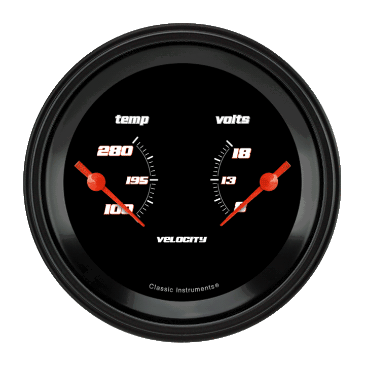 Picture of Velocity Black 3 3/8" Dual