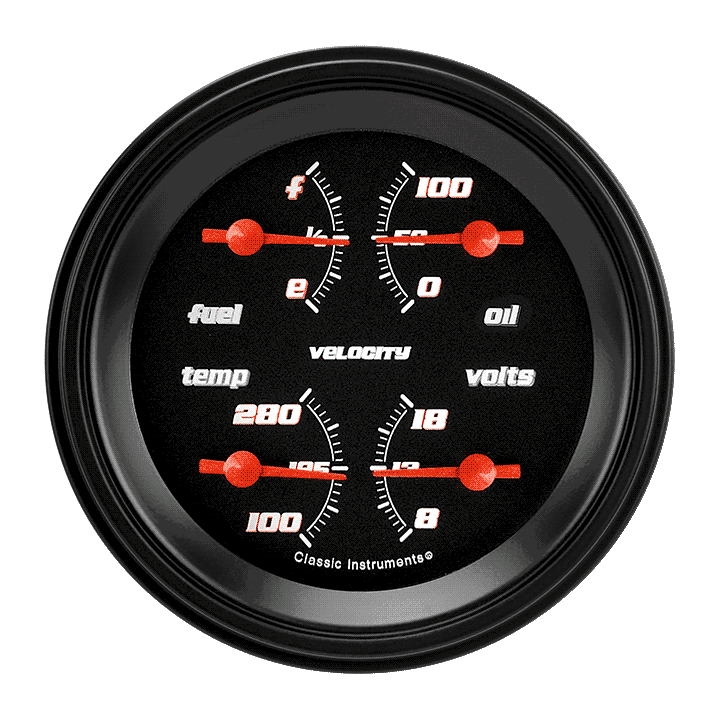 Picture of Velocity Black 3 3/8" Quad