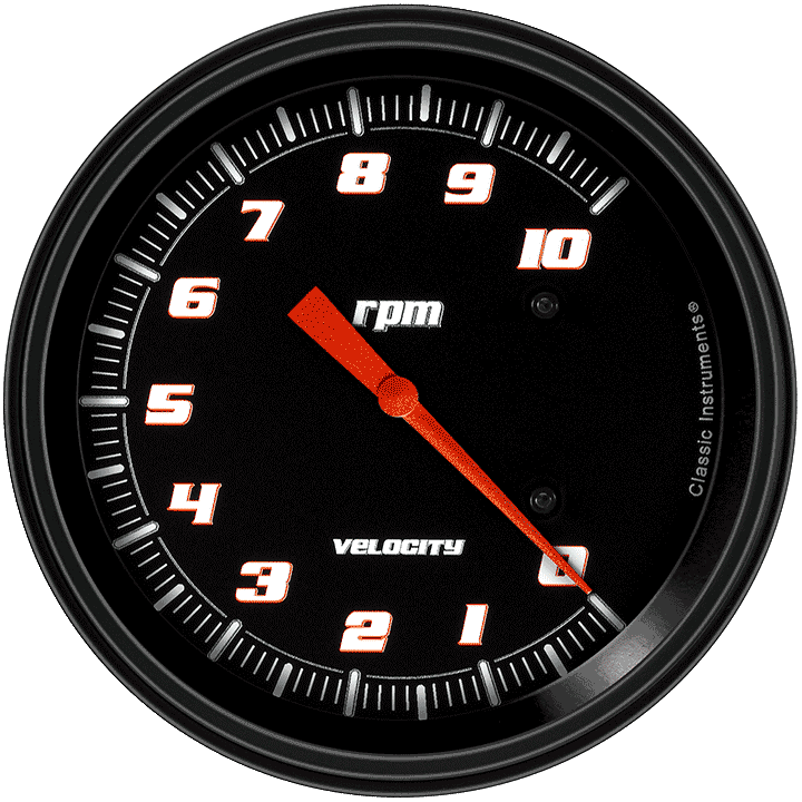 Picture of Velocity Black 4 5/8" Tachometer