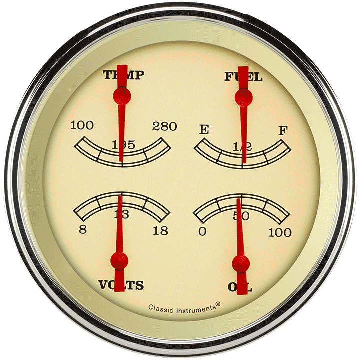 Picture of Vintage 4 5/8" Quad