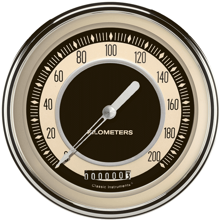 Picture of Nostalgia VT 4 5/8" Speedometer