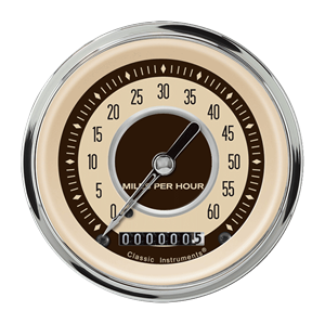 Picture of Nostalgia VT 3 3/8" Low Speed Speedometer
