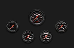 Picture of Velocity Black Five Gauge Set 335