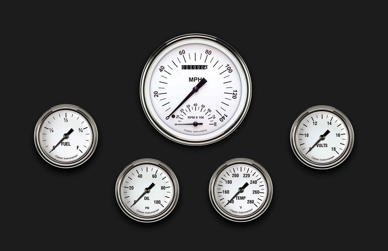 Picture of White Hot Five Gauge Set 365