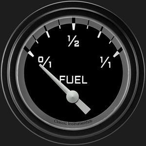 Picture of Autocross Gray 2 5/8" Fuel Gauge, 0-30 ohm