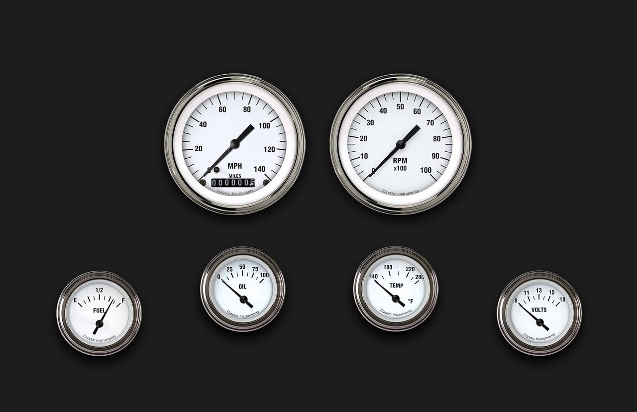 Picture of White Hot Six Gauge Set 01