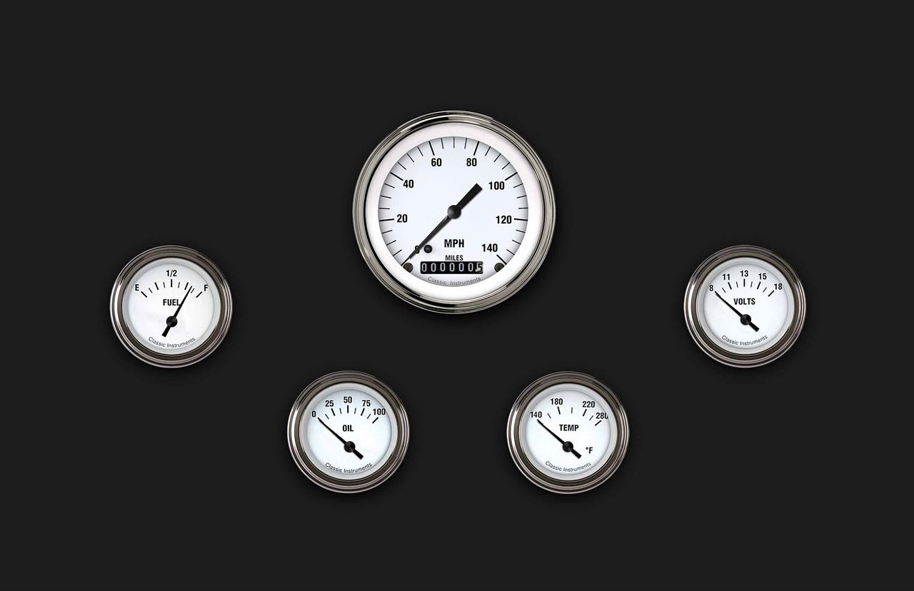 Picture of White Hot Five Gauge Set 00