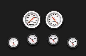 Picture of Velocity White Six Gauge Set 01