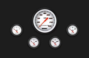 Picture of Velocity White Five Gauge Set 54