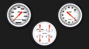 Picture of Velocity White Three Gauge Set 53