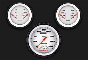 Picture of Velocity White Three Gauge Set 61