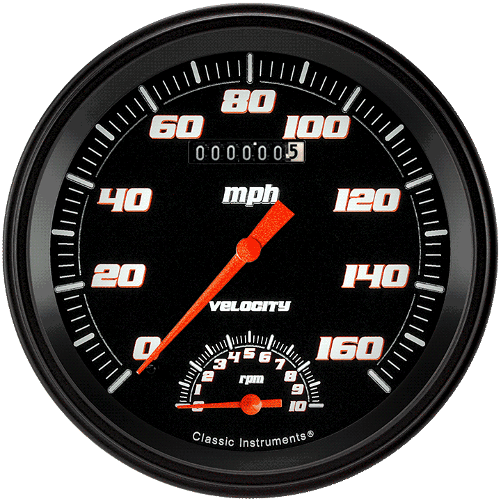 Picture of Velocity Black 4 5/8" Speedtachular