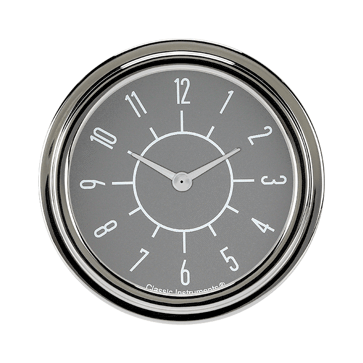 Picture of 6-Pack Matching Gray 2 5/8" Clock