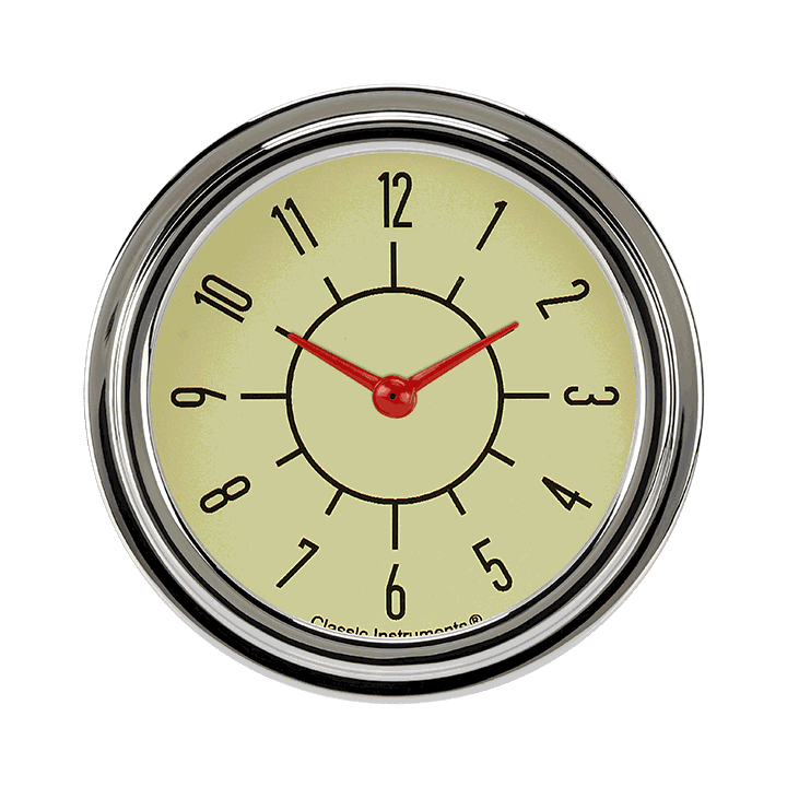 Picture of 6-Pack Matching Tan 2 5/8" Clock