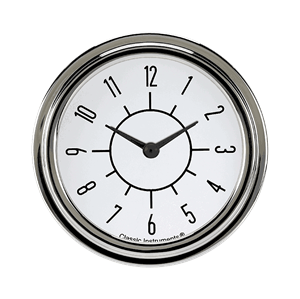 Picture of 6-Pack Matching White 2 5/8" Clock