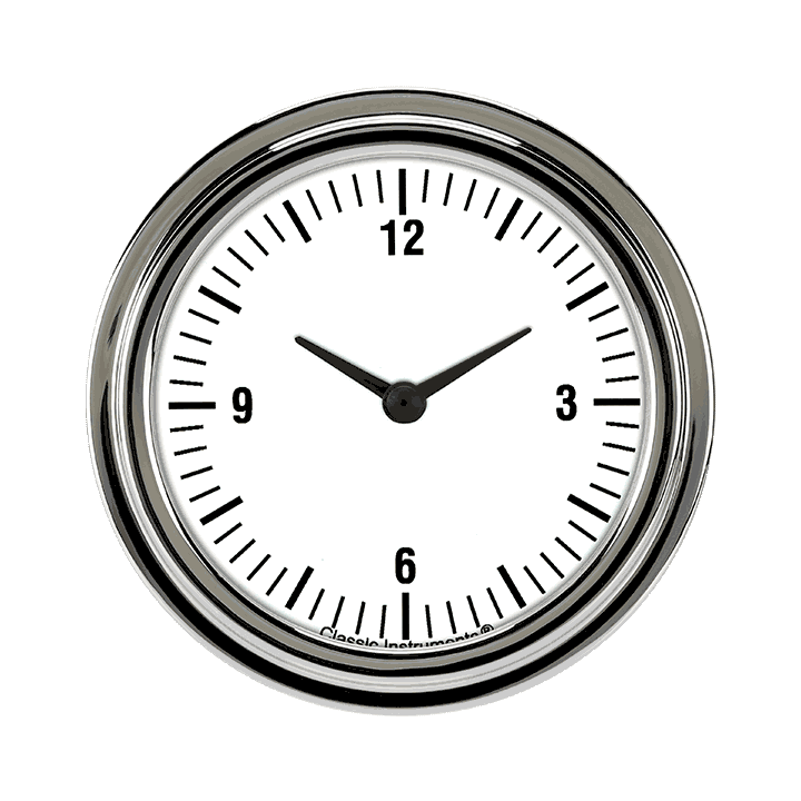 Picture of White Hot 2 5/8" Clock