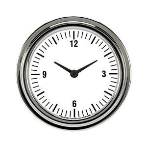 Picture of White Hot 2 5/8" Clock