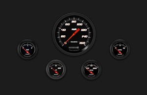 Picture of Velocity Black Five Gauge Set 54