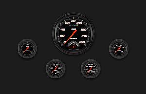 Picture of Velocity Black Five Gauge Set 165