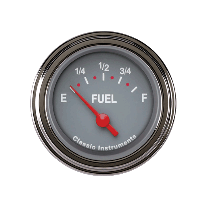 Picture of Tetra Series, Gray Fuel Gauge 0-90