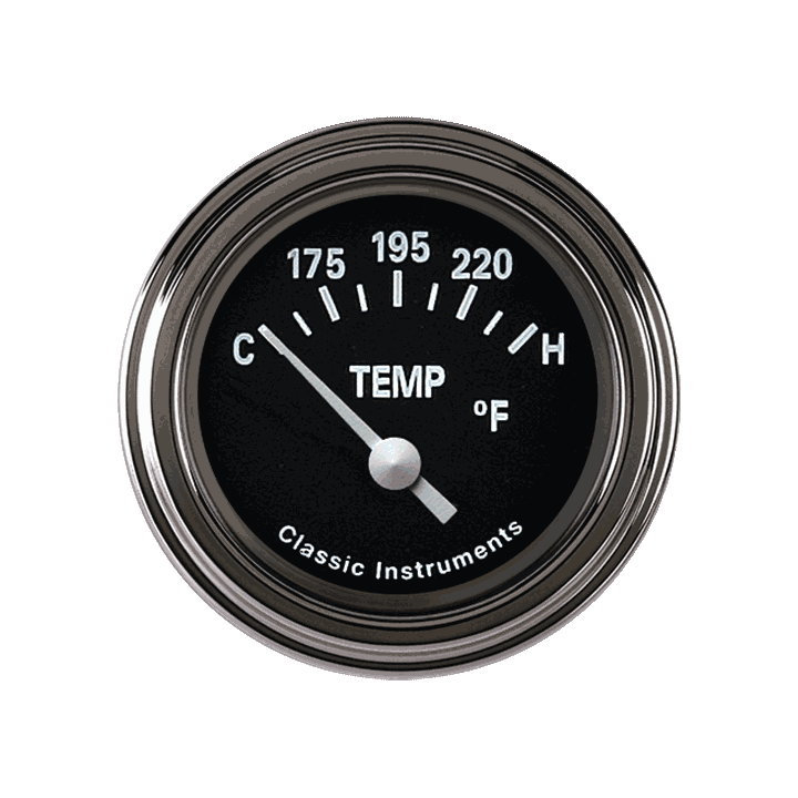 Picture of Tetra Series, Black Temp Gauge