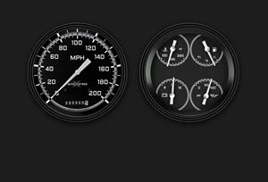 Picture of AutoCross Gray Two Gauge Set