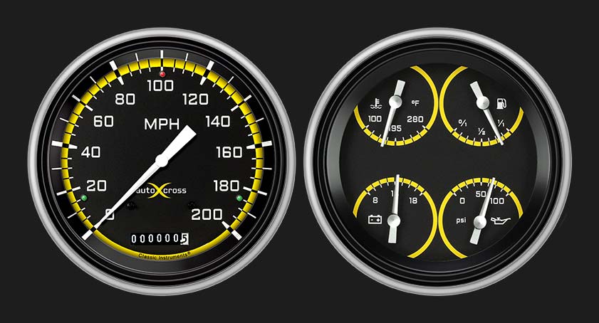Picture of AutoCross Yellow 1951-52 Chevy Car Package