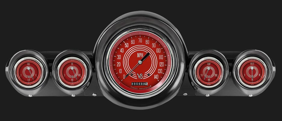 Picture of V8 Red Steelie 1959-1960 Full-size Chevy