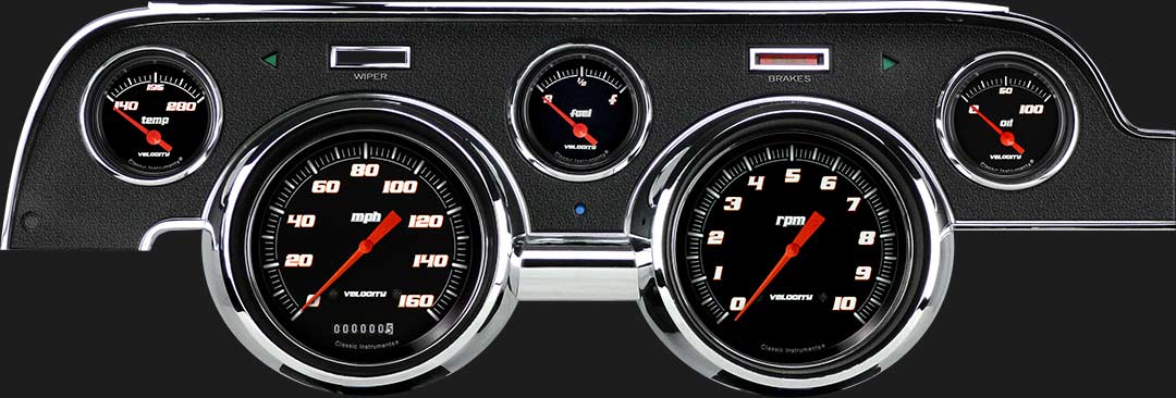 Picture of Velocity Black 1967-68 Mustang