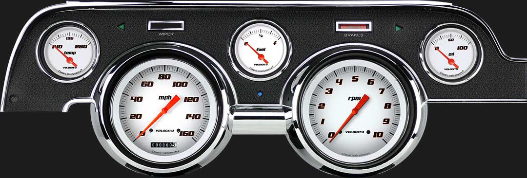 Picture of Velocity White 1967-68 Mustang