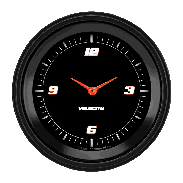 Picture of Velocity Black 3 3/8" Clock